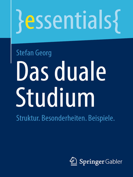 Title details for Das duale Studium by Stefan Georg - Available